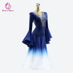 여성용 무도회 댄스웨어, 현대 무용 원피스 왈츠 대회, 코스튬 웨딩 파티 세트 발사, 무도회 무대 의류, 2026 소녀 신제품 신상원피스 모던댄스드레스 여자왈츠복 라인댄스 의상 신제품 왈츠드레스 고품질 댄스모던드래스 여성댄스복 왈츠댄스드레스 경기용모던댄스 왈츠 볼룸 드레스 댄스드레스 플라멩코 볼룸대회 댄스 월츠드레스 모던댄스복 여성드레스대회복 댄스복드레스 신상 고품질 볼룸댄스원피스 - 이미지 3