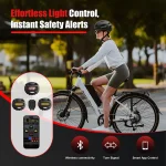 LED 디스플레이가있는 사이클링 헬멧, 남성 여성 Mtb Mountain Road Bicycle 용 일체형 조절 식 스포츠 자전거 LED 헬멧 - 이미지 3