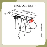 자전거 리어 랙 퀵 릴리스로 자전거 뒷좌석을 쉽게 설치할 수 있으며, 사이클링 장비, 산악 자전거, 야외 배송에 적합합니다. - 이미지 6