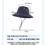 성인용 패션 버킷햇 헬멧 EN1078 인증 여름 자전거용 여성 UPF50+ 자외선차단 안전모 넓은챙 아웃도어 - 이미지 6
