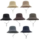 성인용 패션 버킷햇 헬멧 EN1078 인증 여름 자전거용 여성 UPF50+ 자외선차단 안전모 넓은챙 아웃도어 - 이미지 3