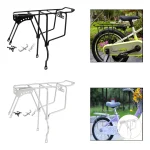 자전거 후면 랙 브래킷은 16/18/20인치 자전거에 다용도로 사용할 수 있습니다. 야외 여행을 위한 견고한 자전거 뒷좌석은 자전거 장비를 운반하는 데 사용됩니다. - 이미지 4