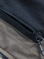 네이비 블루 플리스 집업 재킷 (노르웨이 국기 및 '아웃도어 노르웨이' 자수 포함) - 이미지 5