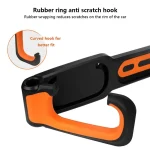 1PC 자전거 벽걸이 랙 MTB 로드 바이크 보관 고정 걸이 후크 자전거 지지대 스탠드 브래킷 홀더 사이클링 주차 버클 - 이미지 4