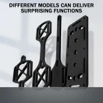 자갈 탈출을위한 자전거 프론트 포크 확장 보드 도로 자전거 사이클링 부품 액세서리 수하물화물 캐리어 랙 가방 홀더