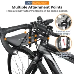 NEWBOLER 자전거 앞바구니 캐리어 패니어 가방 짐 선반 브래킷 트렁크 MTB 자전거 사이클링 랙 5kg 적재 용량 - 이미지 5