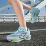 러닝화 카본 보드 전문 마라톤 남성 스포츠 통기성 경량 여성용 편안한 운동화 미끄럼 방지 스니커즈 - 이미지 6