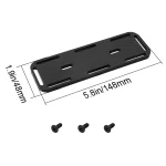 그래블 이스케이프 로드 바이크 사이클링 액세서리 러기지 카고 캐리어 랙 백 홀더 스탠드용 조절식 프론트 포크 확장 보드 - 이미지 6