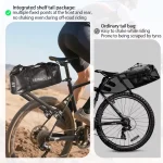 NEWBOLER 알루미늄 합금 자전거 짐받이 20L 비밀번호 잠금 자전거 여행용 MTB 및 그래블 바이크 자전거 랙 선반 - 이미지 2