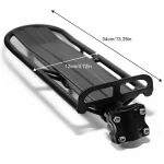 개폐식 자전거 후면 랙 자전거 뒷좌석 수하물 캐리어 랙 빠른 분리 자전거 시트 포스트 자전거 프레임 자전거 액세서리 - 이미지 6