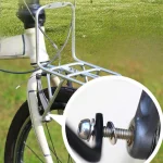 프론트 포크 랙 트렁크 홀더 성인용 홀더 스탠드 자전거 프론트 랙 캐리어 가방 수하물 선반 알루미늄 합금 사이클링 쇼핑 라이딩 - 이미지 4