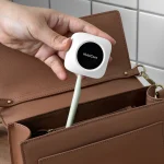 [휴비딕] UVC LED 살균&히팅건조 충전형 휴대용 칫솔 살균기 화이트 HTS-850 - 이미지 3