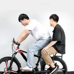 1개 강력한 하중 지탱 자전거 후면 랙 견고한 알루미늄 합금 화물 짐 랙 디스크 브레이크 포함 대부분의 자전거용 - 이미지 3