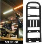 전기 자전거 리어랙 헤비듀티 철제 확장형 안정적인 탈부착식 화물 프레임 지지대 빠른 설치 여행용 리어 캐리어 - 이미지 5