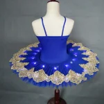 쇼 댄스 의상 어린이 발레 드레스 투투 아동복 베스티도스 베이비 발레 레오타드 여름 소녀 파티 드레스 발레리네 - 이미지 3