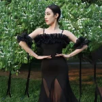 2022 볼룸 댄스 대회 드레스 여성 레이스 프릴 오프 숄더 탑 스커트 댄스 파티 드레스 왈츠 공연 의상 BL8621 - 이미지 5