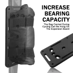 자갈 탈출을위한 자전거 프론트 포크 확장 보드 도로 자전거 사이클링 부품 액세서리 수하물화물 캐리어 랙 가방 홀더 - 이미지 2