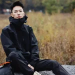 ARC SV 자수 새 로고 삼중 레이어 남녀 공용 캠핑 코트 야외 방수 방풍 하이킹 스키 재킷 유니섹스 - 이미지 3