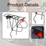자전거 리어 랙 퀵 릴리스로 자전거 뒷좌석을 쉽게 설치할 수 있으며, 사이클링 장비, 산악 자전거, 야외 배송에 적합합니다. - 이미지 5