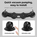 웨스트 바이킹 자전거 랙 진공 흡착식 루프탑 자전거 자동차 랙 빠른 설치 자전거 루프 석션 자동차 MTB 로드 바이크 액세서리 - 이미지 3