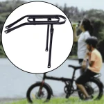 고강도 사이클링 장비용 후방 자전거 랙, 20 인치 자전거 라이딩, 쉬운 설치, 금속 경량 패니어 랙 - 이미지 2