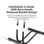 서쪽 자전거 휴대용 자전거 주차 스탠드 랙 분리형 자전거 수리 스테이션 유지 보수 3 in 1 금속 자전거 보관 랙 - 이미지 6