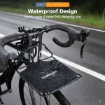 NEWBOLER 자전거 앞바구니 캐리어 패니어 가방 짐 선반 브래킷 트렁크 MTB 자전거 사이클링 랙 5kg 적재 용량 - 이미지 6