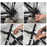 자전거 후면 화물 랙, 250kg 적재 용량 선반, 뒷좌석 휴대용 견고한 캐리어, 산악 자전거 캐리어 랙 - 이미지 3