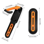 1PC 자전거 벽걸이 랙 MTB 로드 바이크 보관 고정 걸이 후크 자전거 지지대 스탠드 브래킷 홀더 사이클링 주차 버클 - 이미지 2