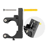 1/2PCS 조정 가능한 자전거 버클 산악 도로 자전거 벽 마운트 브래킷 보관 자전거 벽 수리 스탠드 자전거 주차 랙 - 이미지 2