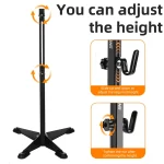 WEST BIKING 자전거 주차 스탠드 랙, 이동식 바닥 MTB 스탠드 보관, 다목적 공간 절약형 로드 바이크 유지 보수 지지대 - 이미지 3