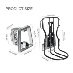 10KG 용량 산악 자전거 짐바구니 랙 화물 캐리어 랙 자전거 전면 랙 합금 수하물 여행 캐리어 랙 - 이미지 6