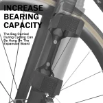 자갈 탈출을위한 자전거 프론트 포크 확장 보드 도로 자전거 사이클링 부품 액세서리 수하물화물 캐리어 랙 가방 홀더 - 이미지 3