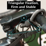 OFFBONGAGE 자전거 프론트 랙 캐리어 패니어 가방 수하물 선반 브래킷 트렁크 MTB 자전거 사이클링 랙 10kg 적재 용량 - 이미지 4