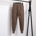 겨울 따뜻한 코튼 바지 여성 두꺼운 하렘 바지 여성 탄성 높은 허리 캐주얼 루즈 벨벳 바지 Pantalons S--4XL - 이미지 6