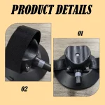 프리미엄 흡착식 자전거 거치대, 간편 설치, 나일론 고무 루프 마운트 캐리어, 자동차 후면 짐 및 바이크패킹용 - 이미지 5