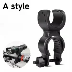 1개 360 ° 자전거 손전등 홀더 U 자형 헤드 라이트 고정 브래킷 이중 고정 야외 사이클링 필수 실용 도구 - 이미지 5