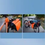 사이클링 화물 랙 수하물 여행용 캐리어 랙 사이클링 장비용 전면 파니에 랙 안정적인 솔루션 - 이미지 2