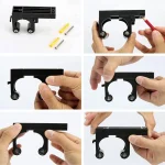 1/2PCS 조정 가능한 자전거 버클 산악 도로 자전거 벽 마운트 브래킷 보관 자전거 벽 수리 스탠드 자전거 주차 랙 - 이미지 5