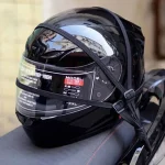 바이크헬멧거치밴드]오토바이 헬멧고정줄