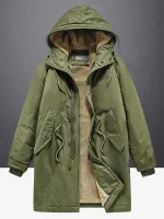 두꺼운 미국 레트로 작업복 양털 재킷 면 코트 네이비 N 데크 코트 순면 방풍 두꺼운 면 의류 남성용