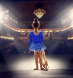 여자 댄스 투투 레오타드 발레 긴 소매 반짝 이는 스팽글 귀여운 댄스 드레스 - 이미지 6