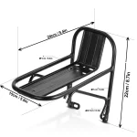 자전거 앞 랙 알루미늄 합금 산악 자전거화물 수하물 캐리어 랙 MTB 자전거 도로 자전거 액세서리에 대한 최대 하중 5kg - 이미지 3