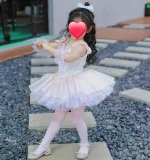댄스 발레 의상 소녀 발레 드레스 레오타드 파티 여름 의상 소녀 드레스 어린이 옷 베스티도 발레린 생일 선물 - 이미지 2